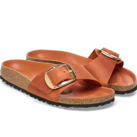 Birkenstock Shoes - Madrid Big Buckle Slide Sandal (Women)
